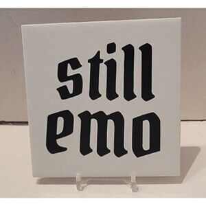 Still Emo Ceramic Tile Coaster